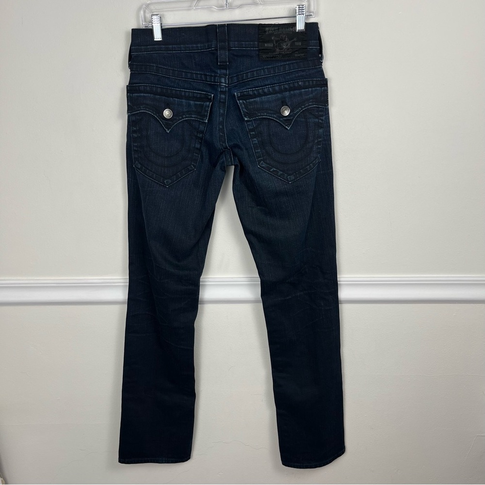 True Religion Y2K Women’s Dark Blue Ricky Boot cut Low Rise Jeans Size 28